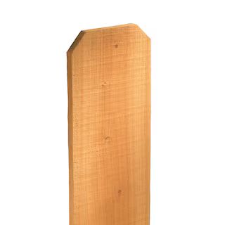 Outdoor Essentials 19/32 in. D x 5-1/2 in. W x 6 ft. H Cedar Dog-Ear Fence Picket 327357 - The Ho... | The Home Depot