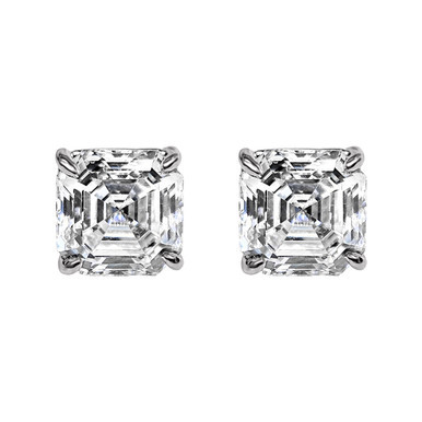 Asscher Studs (2.25TCW-7TCW) | Fantasia by DeSerio