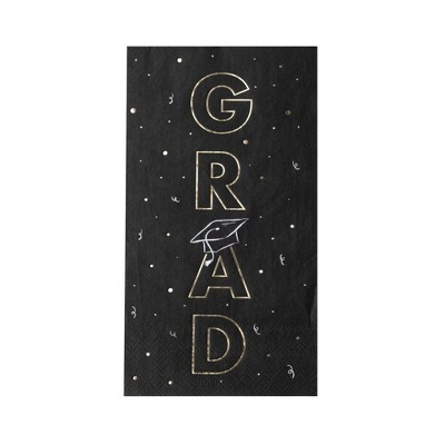Bonjour Fete 30ct Graduation Paper Party Guest Towel Napkins | Target