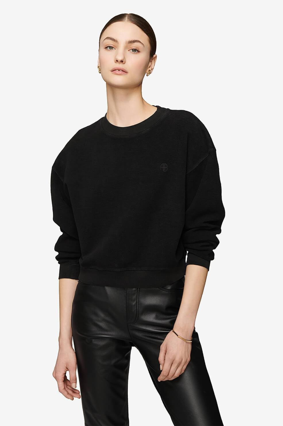 Reed Sweatshirt - Black | ANINE BING