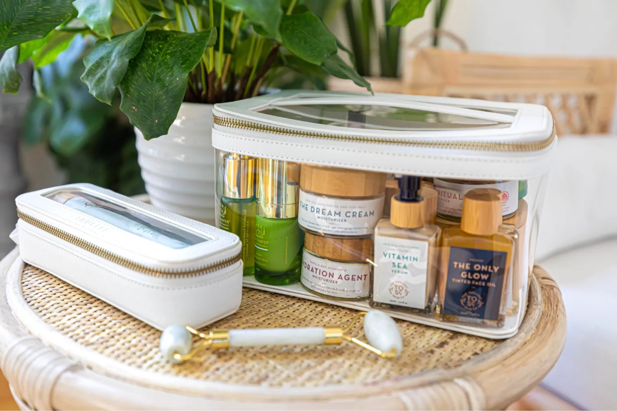 Clean beauty, non-toxic skincare, travel cases, makeup bag, clear train case, packing supplies, rattan furniture, Tata Harper, organic skincare, safe beauty products, truffle travel case

#LTKbeauty #LTKtravel #LTKitbag