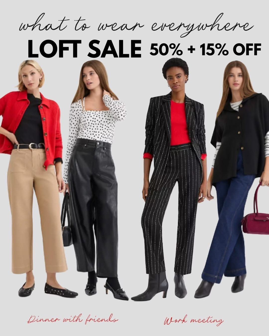 SALE at LOFT ‼️ SAVE 50% OFF Site Wide and an additional 15% OFF!! FREE SHIPPING  🛍️  Click any product photo to Shop + SAVE!! Would be so appreciated 😍 

Workwear - Date Night - Office Outfit - Seasonal- Shoe Crush - Resort Wear - Dress - Dinner Date 
- Travel - Boots - Cowboy 🤠 Western Wear - Business Casual- Lounge Sets - Pajamas- - Jackets - Denim Dress - Wedding Guest Dress - Holiday Outfit - Gift Guide - Loft - SALE ALERT 

Follow my LTK @fashionistanyc on the @shop.LTK app to view this post and get my exclusive app-only content!

#liketkit #LTKgrwm #LTKdayinmylife #LTKootd #LTKgrwm #LTKTravel #LTKSaleAlert #LTKWorkwear #LTKPetite #LTKSeasonal
@shop.ltk
https://liketk.it/5OzoJ