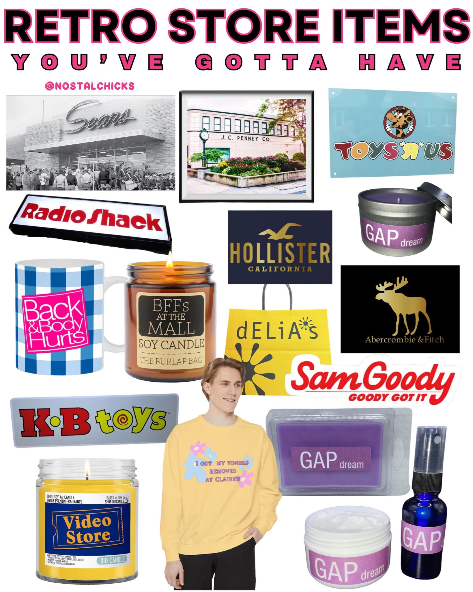 Retro Store Nostalgia 

Nostalgia to remind you of mall shopping #nostalgia #nostalgic #90s #2000s