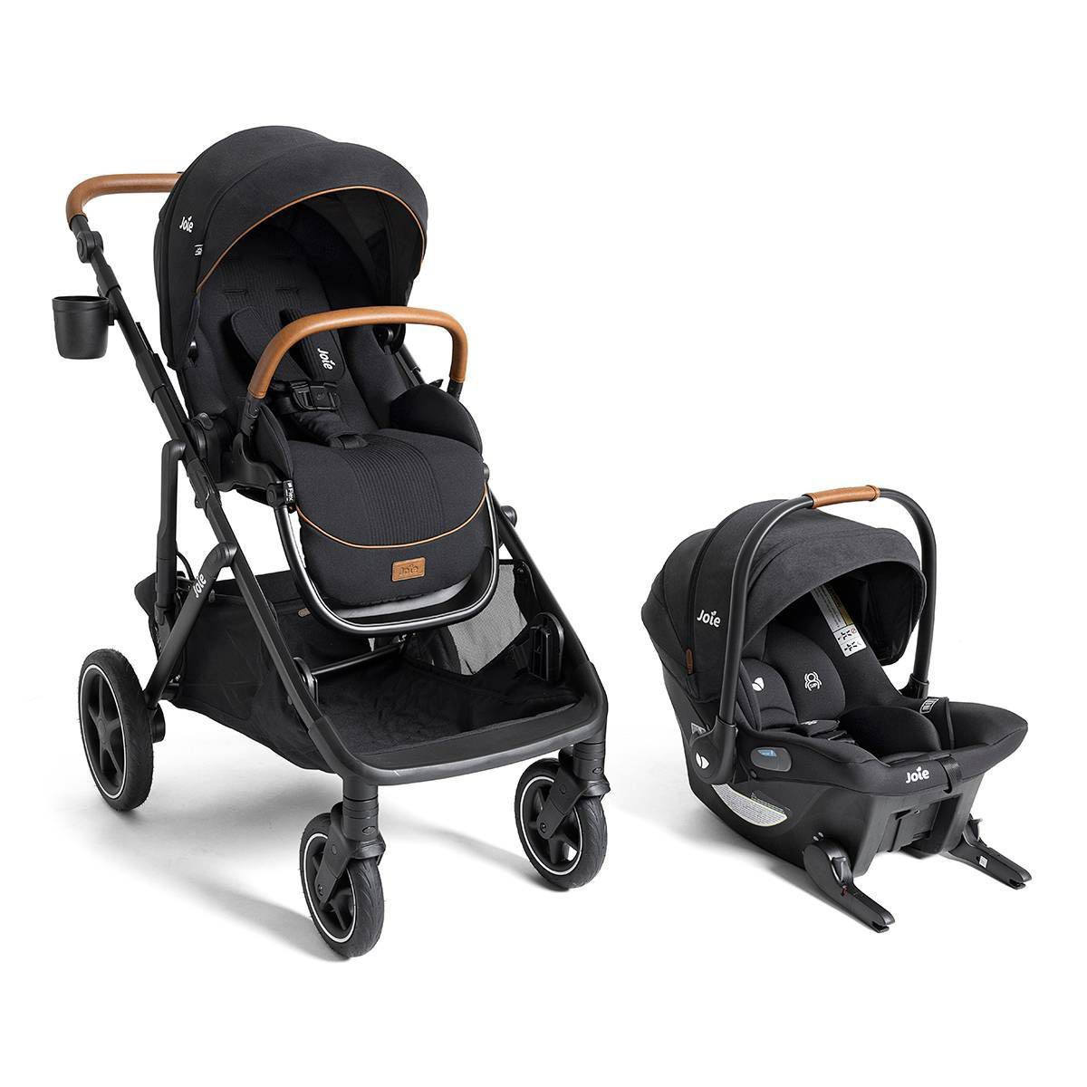 Joie Chive and Mint Travel System - Shale: Adjustable Harness, Folds for Easy Transport, Rubber T... | Target