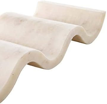 VivaTerra White Marble Wave Wine Holder | Amazon (US)