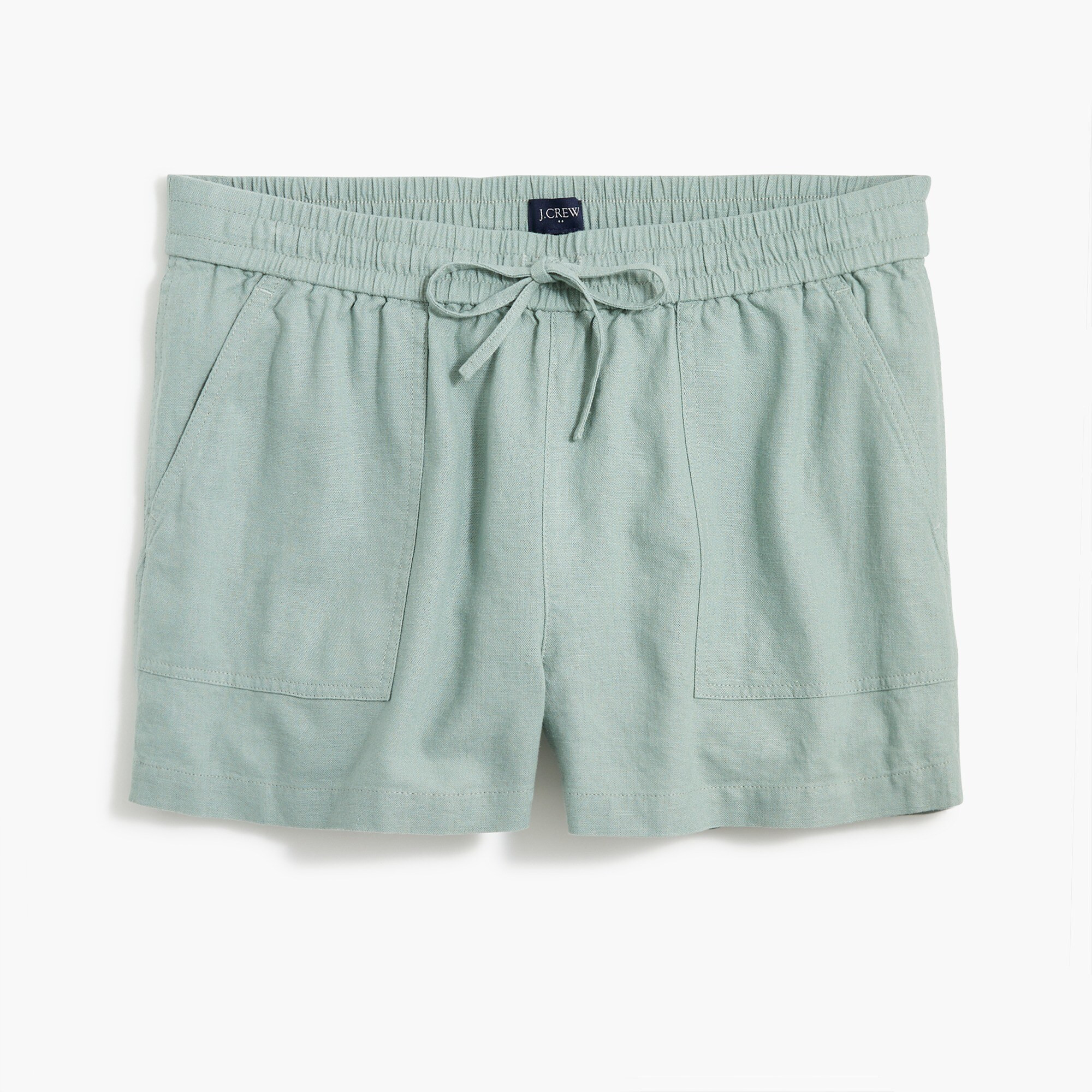 Linen-blend drawstring short | J.Crew Factory
