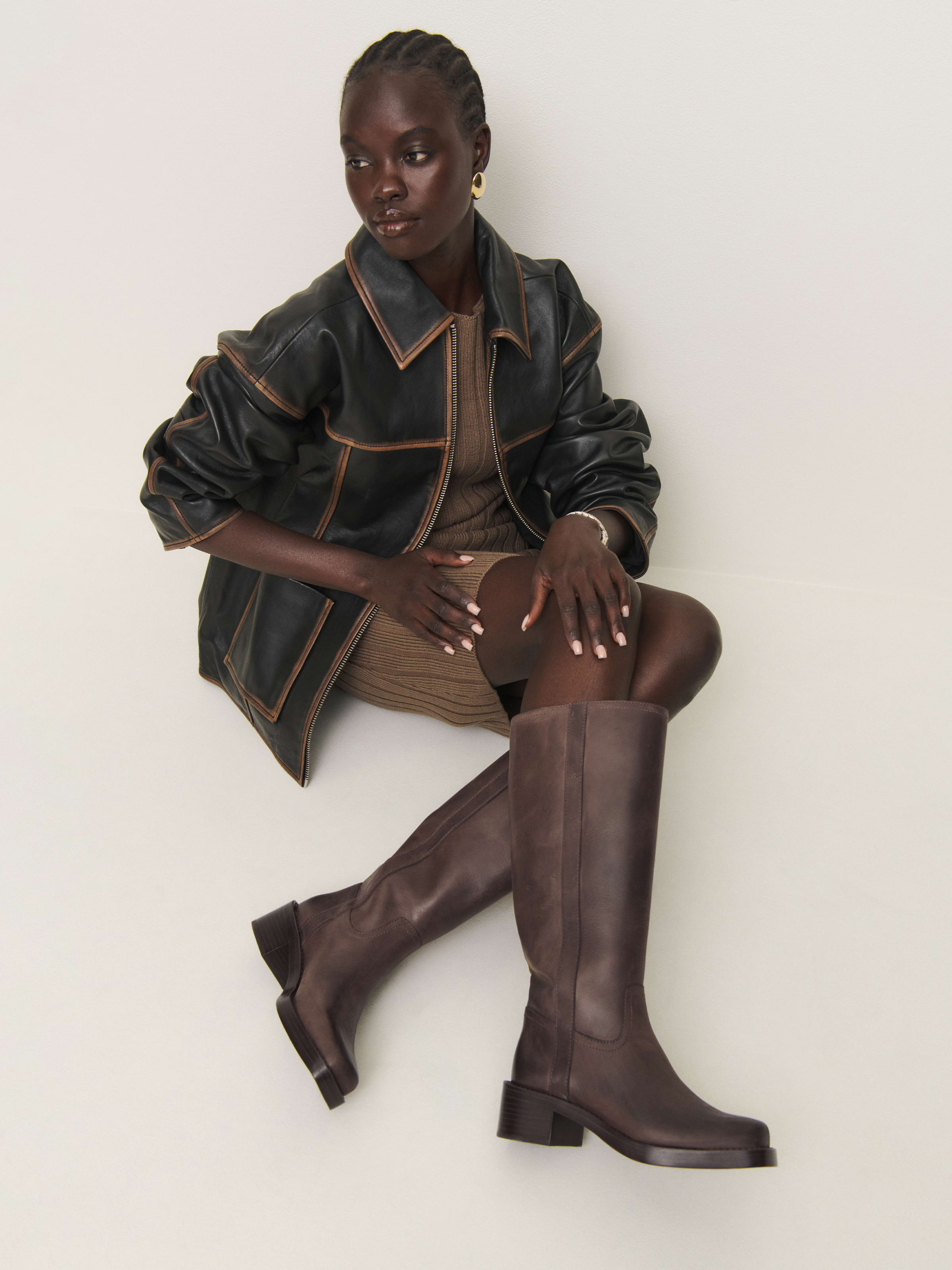 Frances Knee High Boot | Reformation (Global)