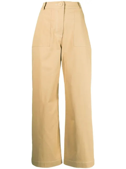 Anna Quan Joseph wide-leg Trousers - Farfetch | Farfetch Global