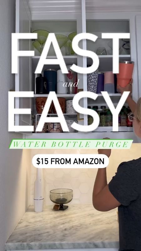 Easy water bottle purge & organization for $15 from #amazon 

#LTKhome #LTKfamily #LTKunder50