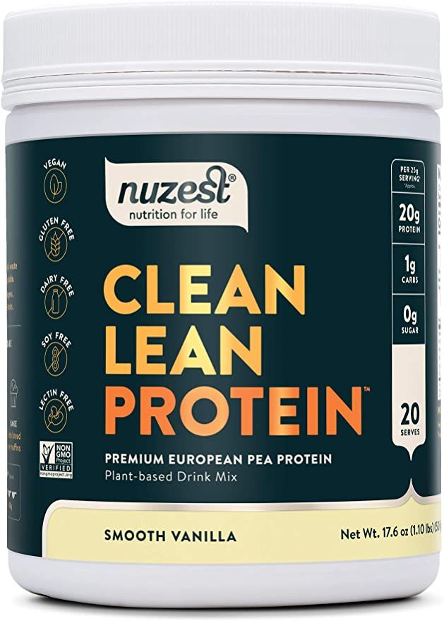 Nuzest - Pea Protein Powder - Clean Lean Protein, Premium Vegan Plant Based Protein Powder, Dairy... | Amazon (US)