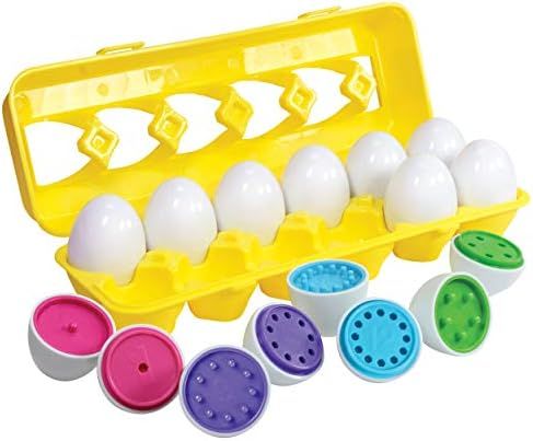 Kidzlane Egg Toy for Kids and Toddlers | Count & Match Educational Egg Shape Toy | Teaches Colors... | Amazon (US)