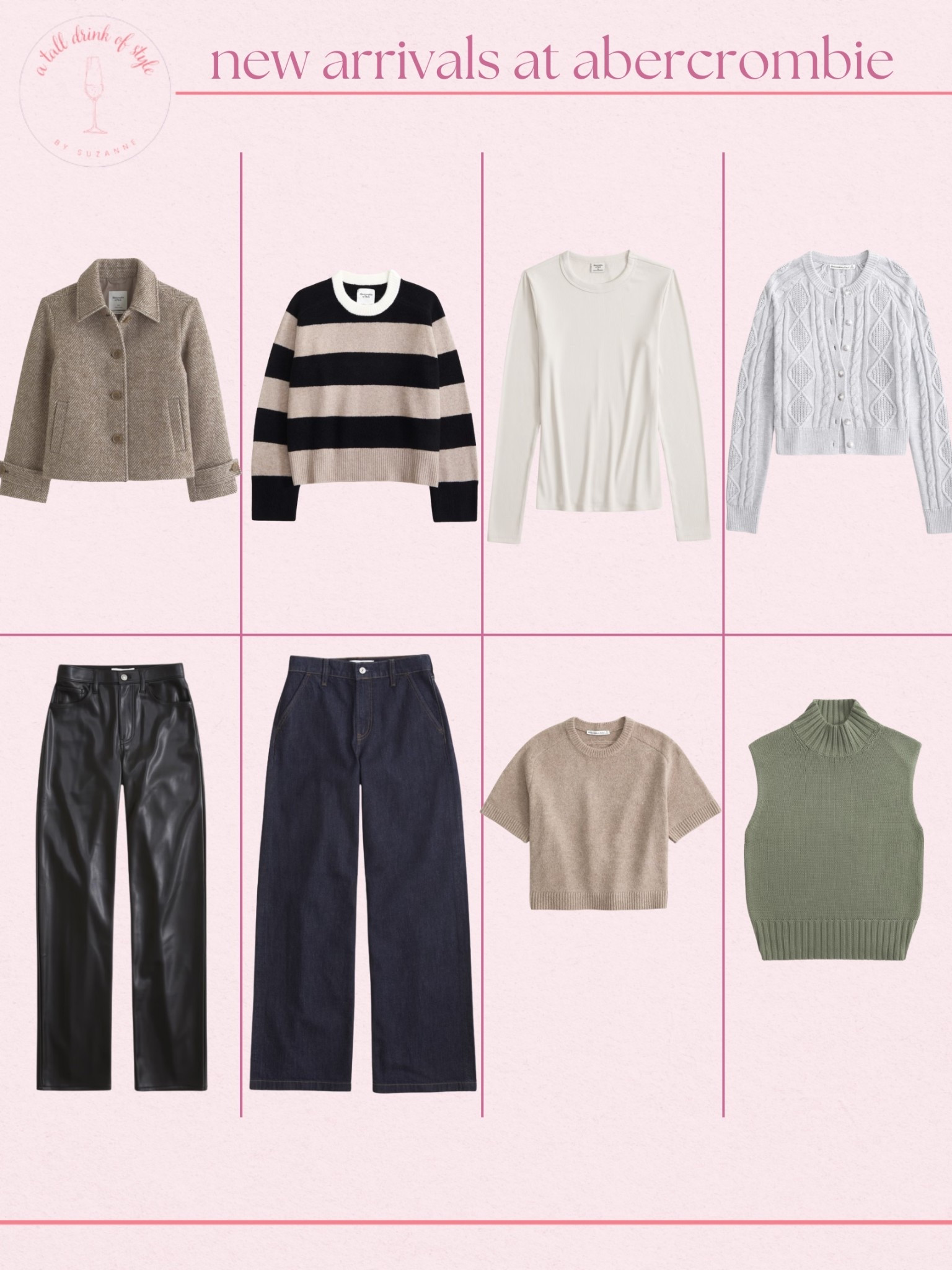 New fall arrivals at Abercrombie! Right in time for the ltk fall sale! 

Hi friend! 👋 Thanks for your support! I’m so glad you’re here!
If you're tall, over 40, or just tired of fashion that doesn’t fit your life, you’re in the right place. I share classic, elevated outfit formulas that actually work on tall women (I’m 6’1” for reference!) and help you feel confident getting dressed again.
I am your resource for timeless, elevated fashion for women over 40 (and tall women)
Age: 55
Height: 6’1”
Tops: S/M
Bottoms: 8/10
Dresses: 8/M
Over 50 fashion, tall fashion, workwear, everyday outfits, timeless outfits, Classic Outfits

#LTKTall #LTKSeasonal #LTKFallSale