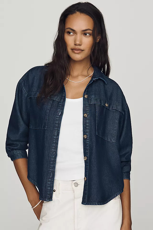 Denim Rinse Buttondown Shirt | Anthropologie (US)