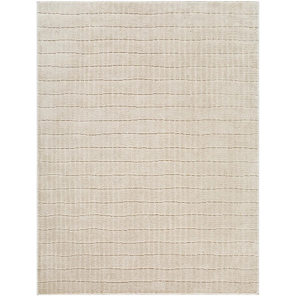 Our PNW Home x Livabliss Boho Scandi High Pile Light Beige Area Rug | Wayfair North America