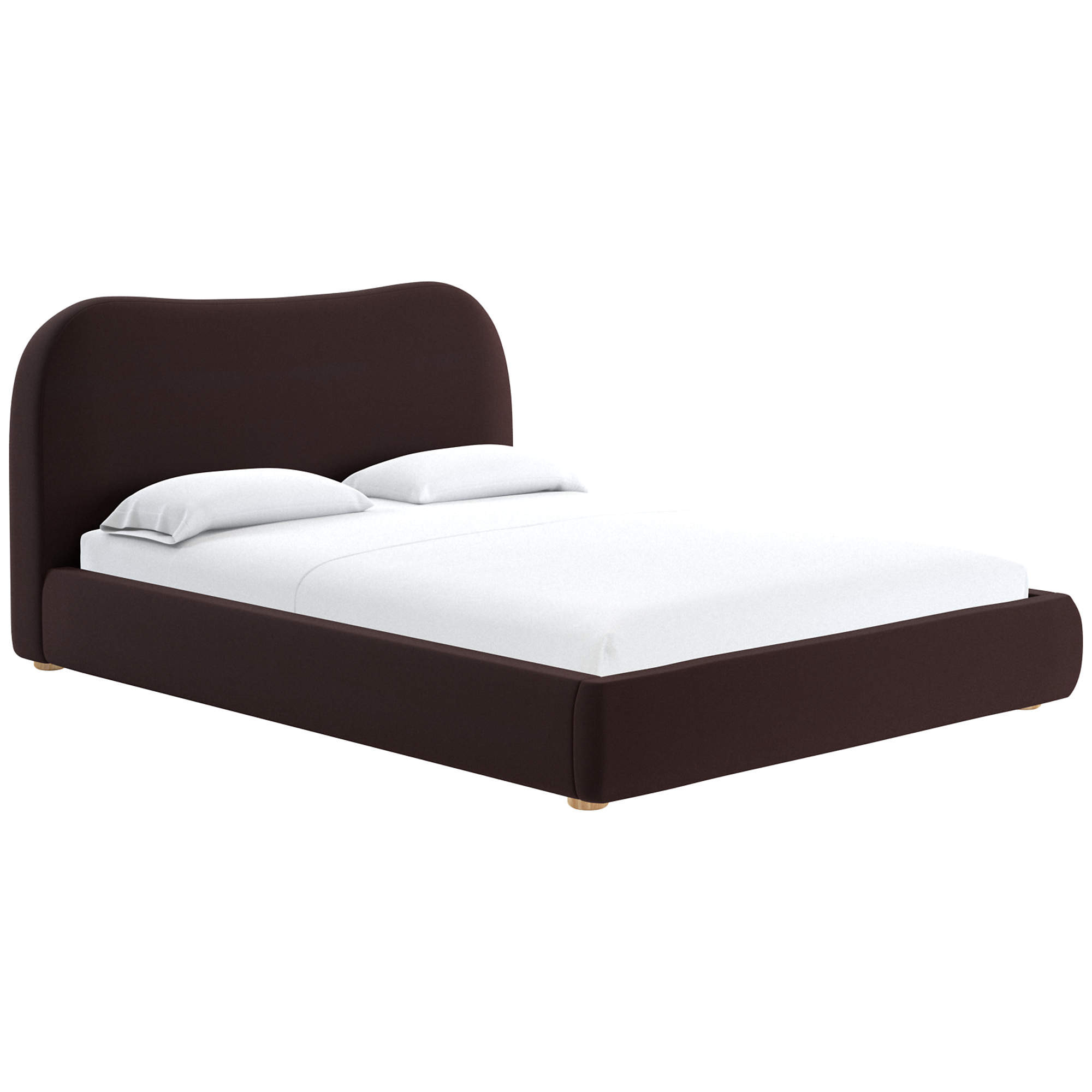 Diana Olive Green Velvet Queen Bed + Reviews | CB2 | CB2