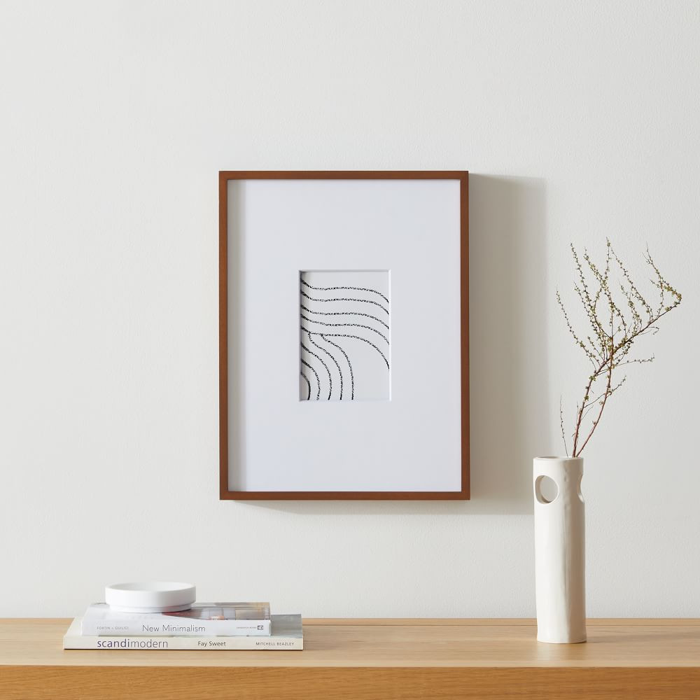 Multi-Mat Wood Gallery Frames - Walnut | West Elm (US)