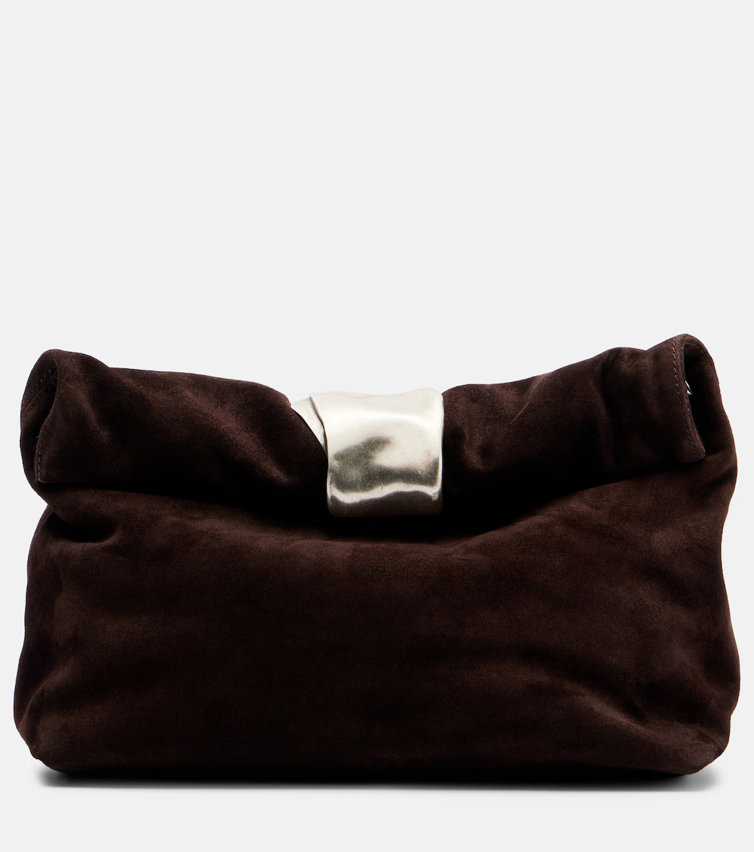 Cuff suede clutch | Mytheresa (UK)