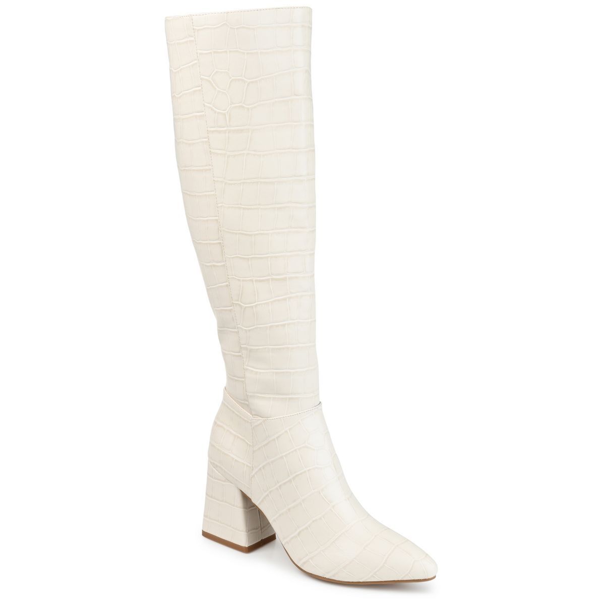 Journee Collection Womens Landree Tru Comfort Foam Wide Calf Block Heel Knee High Boots | Target