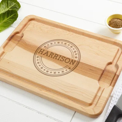 Patriotic Plaid Personalized Cutting Board | Wayfair North America