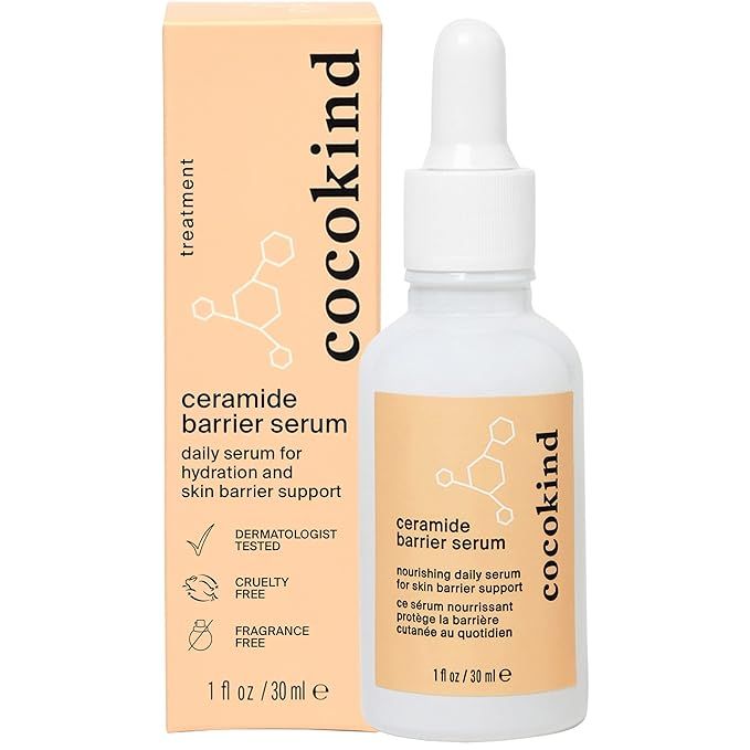 Cocokind Ceramide Serum, Hydrating Serum for Face, Skin Barrier Repair Face Serum with Ceramides,... | Amazon (US)