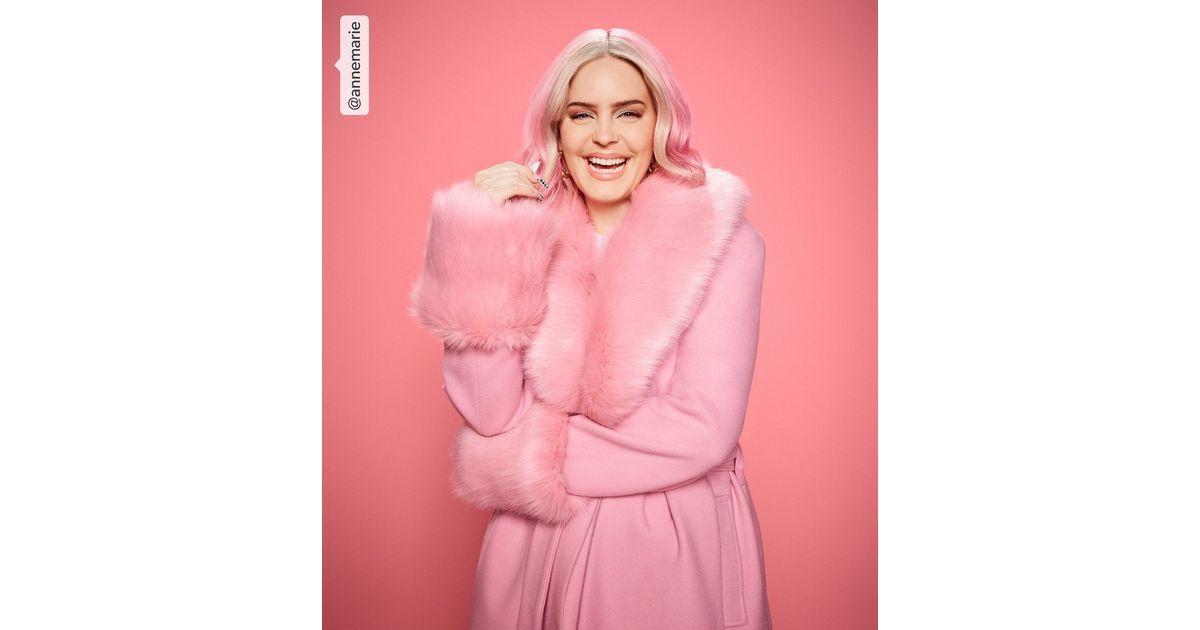 OMG Pale Pink Faux Fur Trim Coat
						
						Add to Saved Items
						Remove from Saved Items | New Look (UK)