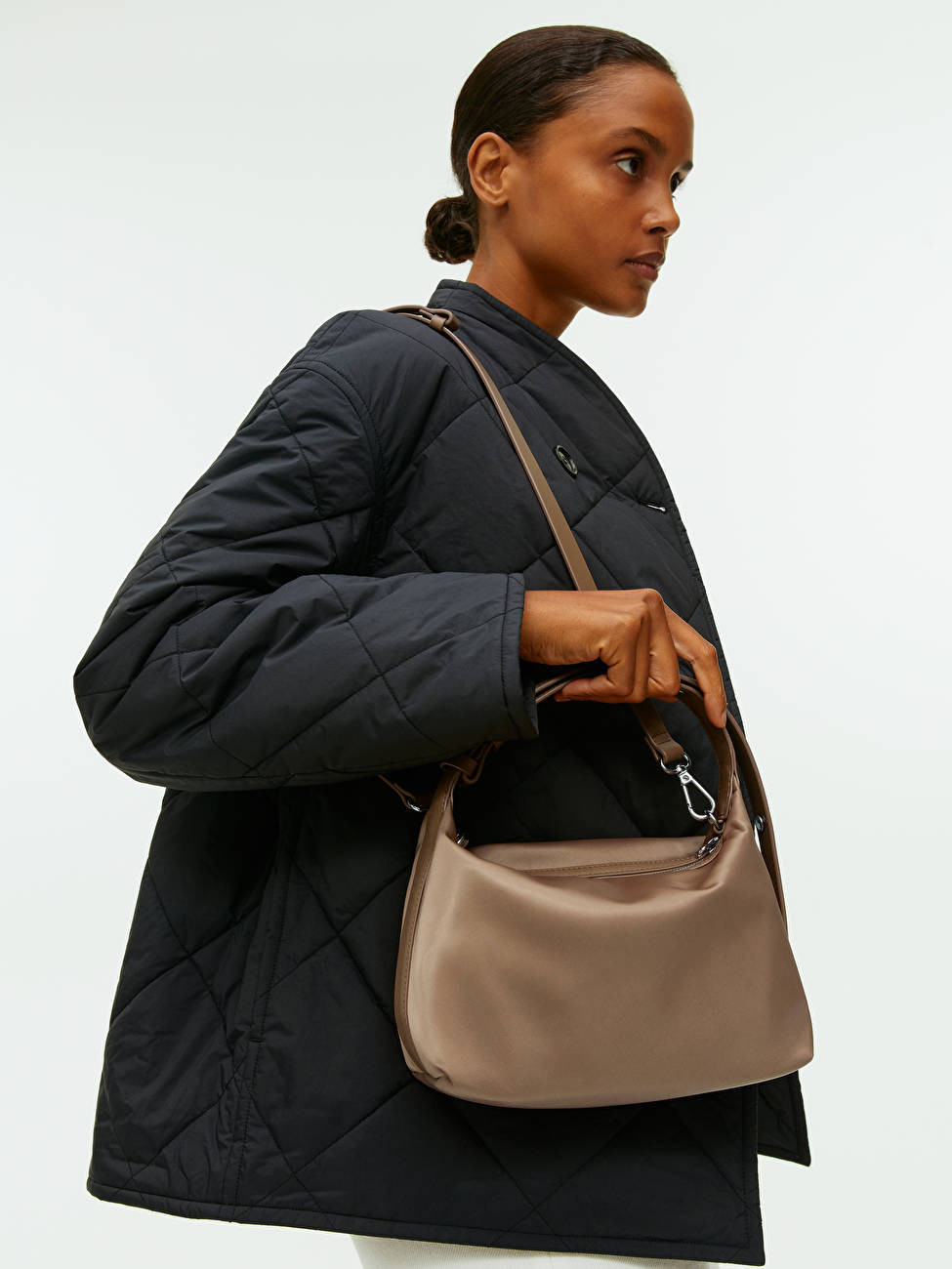 Leather-Detailed Crossbody Bag | ARKET (US&UK)