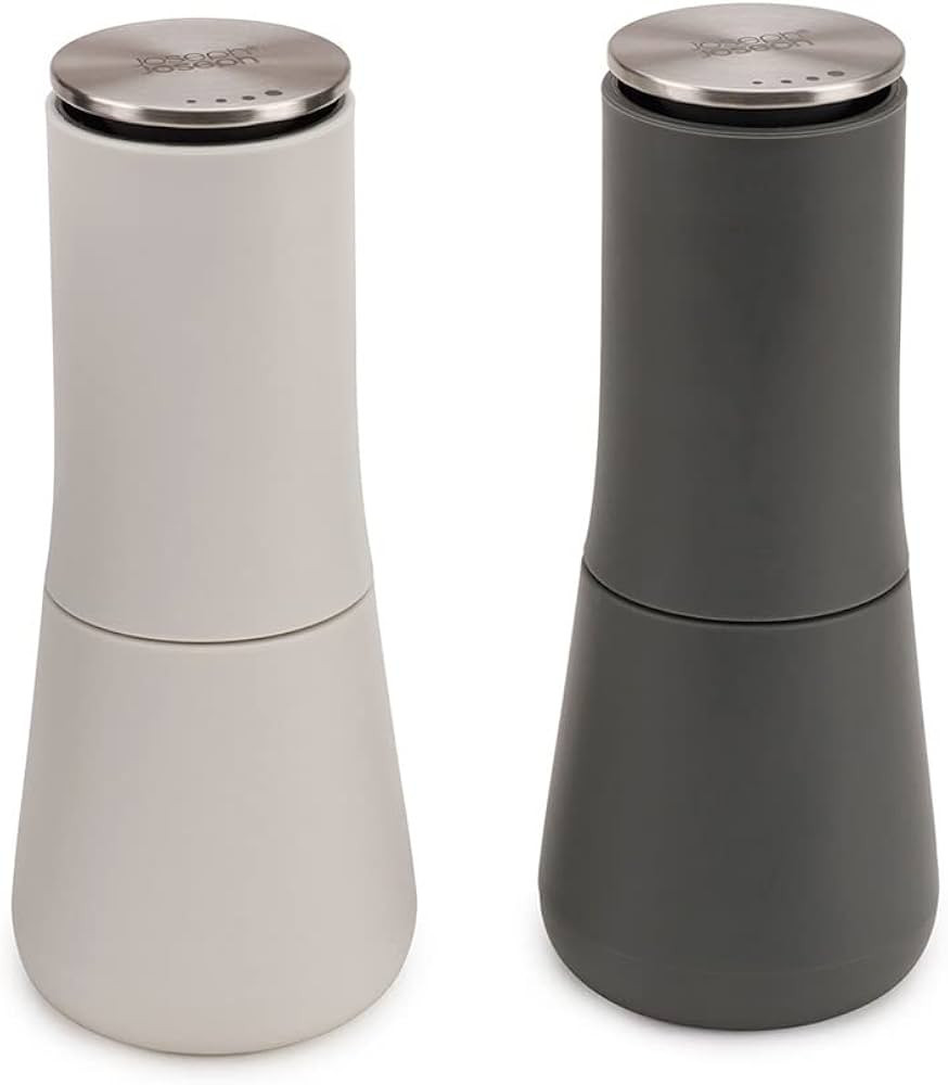Joseph Joseph - 95036 Milltop Salt and Pepper Grinder Set with Adjustable Grind Size Coarseness, ... | Amazon (US)