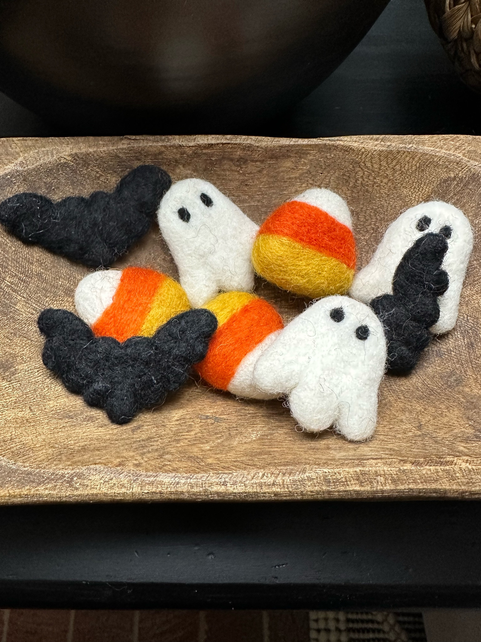 These are the cutest little ghosties, bats, and candy corns. These do go fast. 

#LTKHome #LTKSeasonal