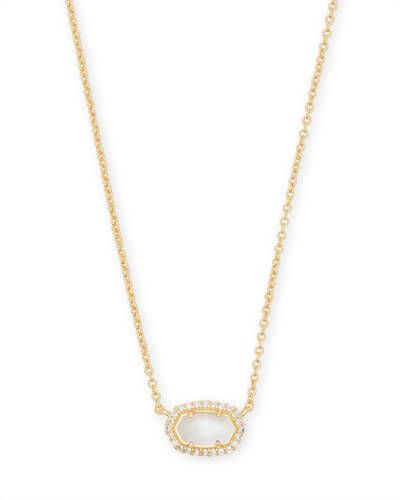 Chelsea Gold Pendant Necklace in Ivory Pearl | Kendra Scott
