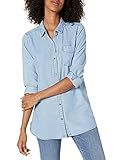 Daily Ritual Women's Tencel Relaxed-Fit Long-Sleeve Button-Up Tunic | Amazon (US)