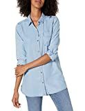 Daily Ritual Women's Tencel Relaxed-Fit Long-Sleeve Button-Up Tunic | Amazon (US)