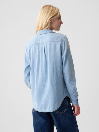 Organic Cotton Denim Classic Shirt | Gap (US)