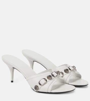 Mules Cagole en cuir | Mytheresa (FR)