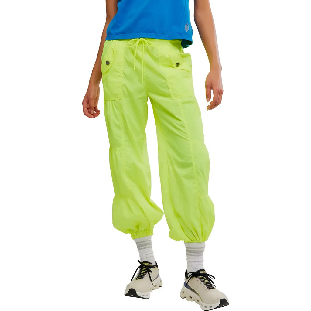 Free People FP Movement Set Me Free Pants in Highlighter at Nordstrom, Size Large | Nordstrom