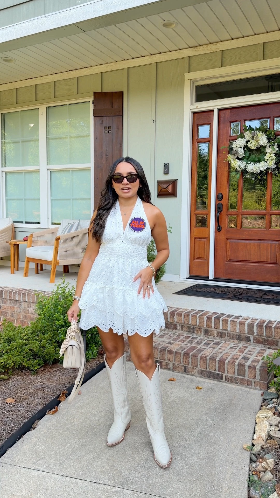 Football game outfit!
Dress size xs TTS 
Cowgirl boots size 5.5 TTS

#LTKPetite #LTKootd #LTKgrwm