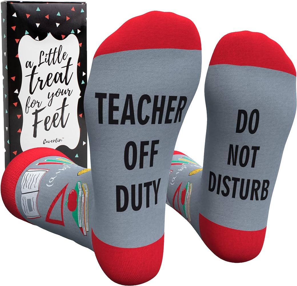 Cavertin Women's Mom Grandma Retirement Dentist Teacher Nurse Socks with Gift Box Gifts for Her | Amazon (US)