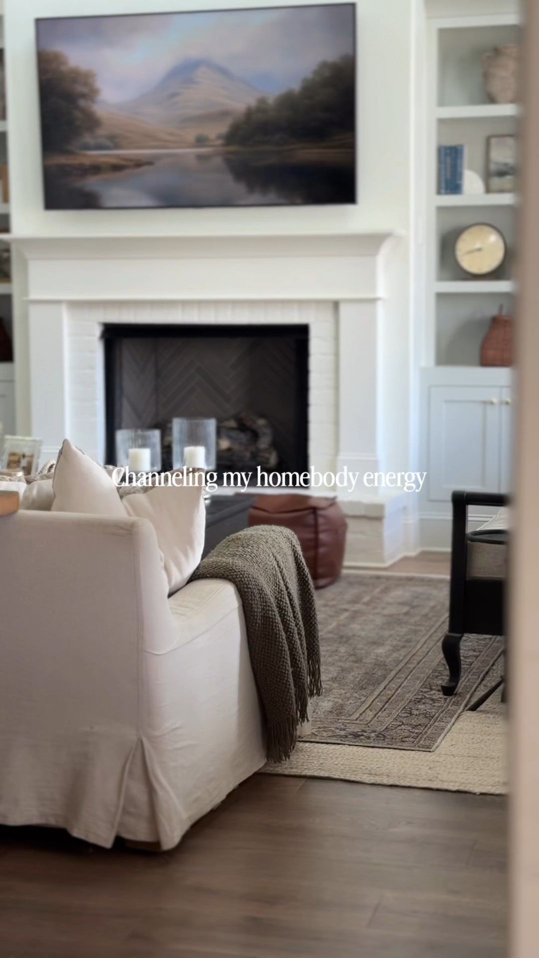 Embracing my homebody era 🤍 I love blending classic style with some modern lines for a streamlined traditional approach to styling our home  

#LTKHome