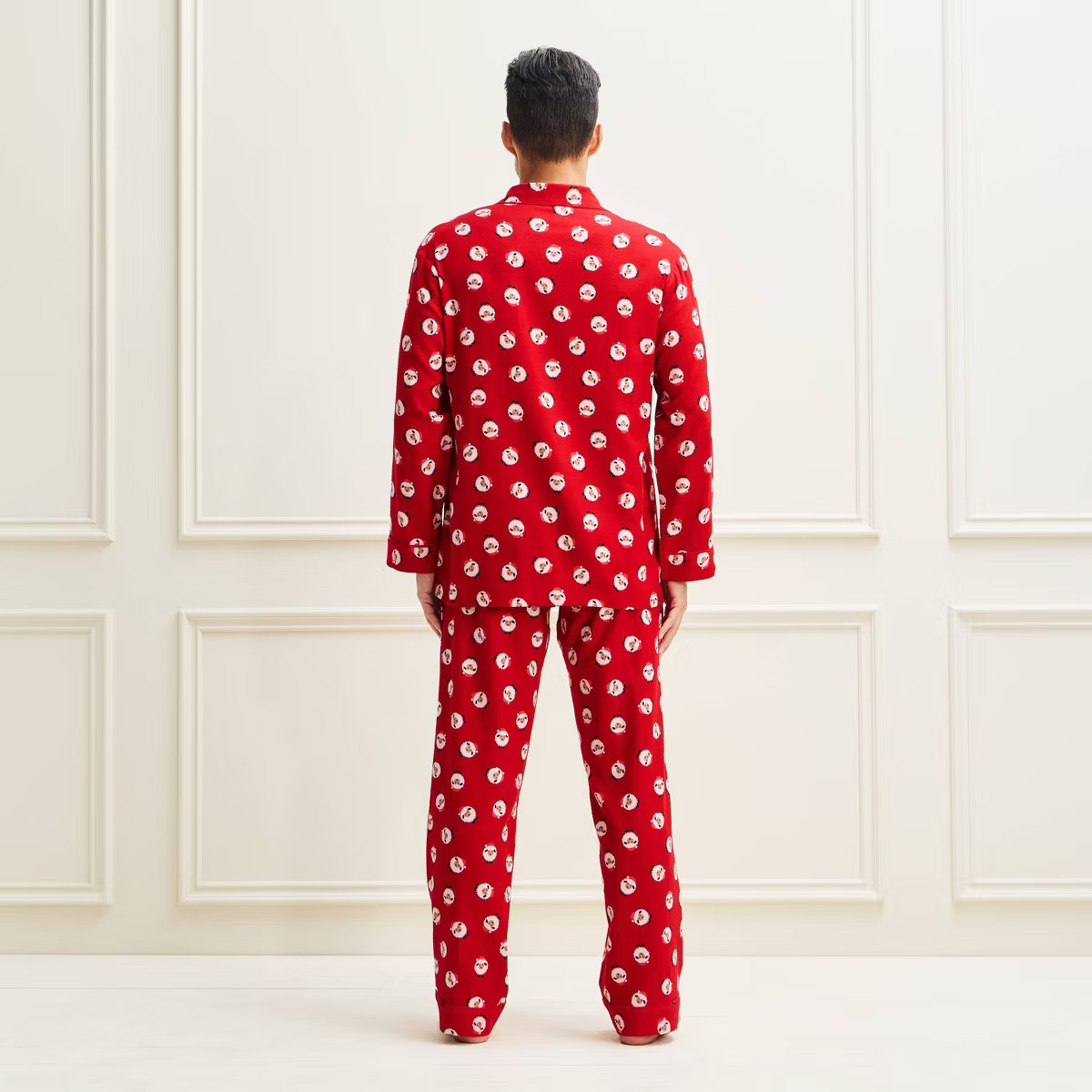 Men's Holiday Sheep Flannel Matching Family Pajama Set - Wondershop\u2122 Red L | Target