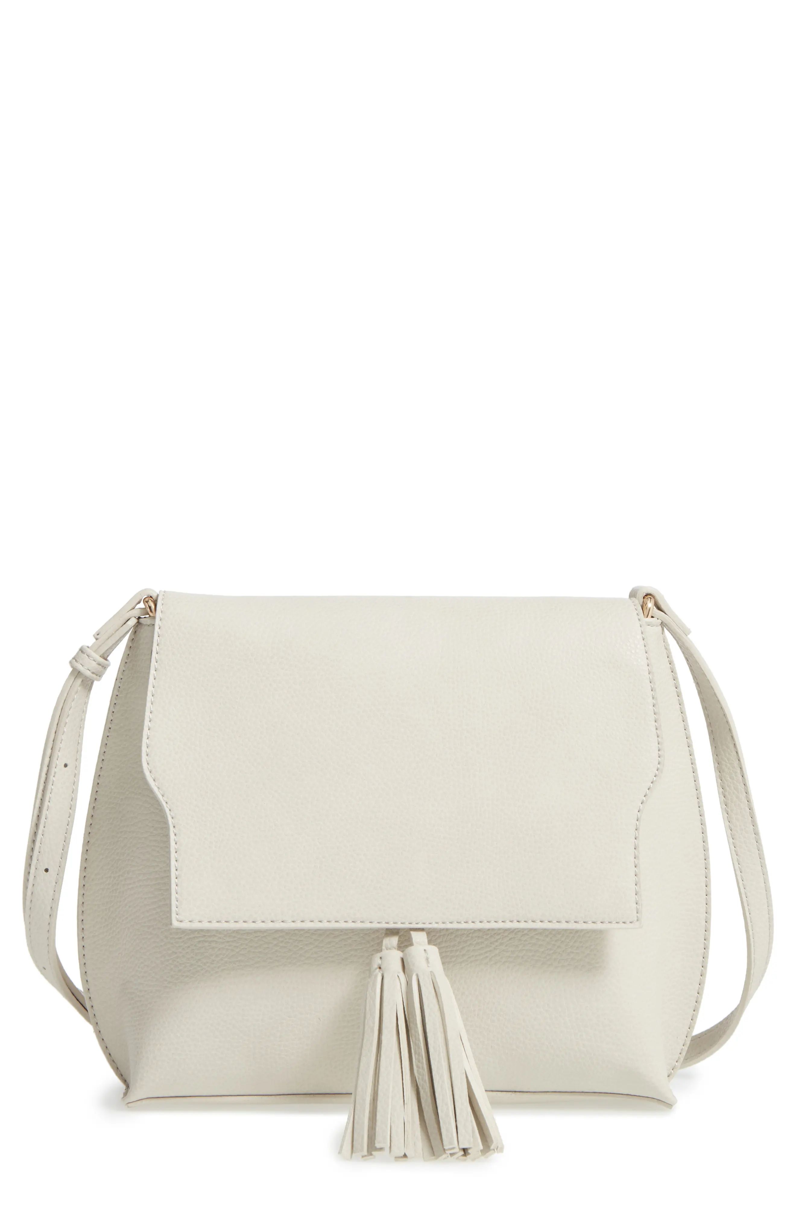 Tassel Faux Leather Crossbody Bag | Nordstrom