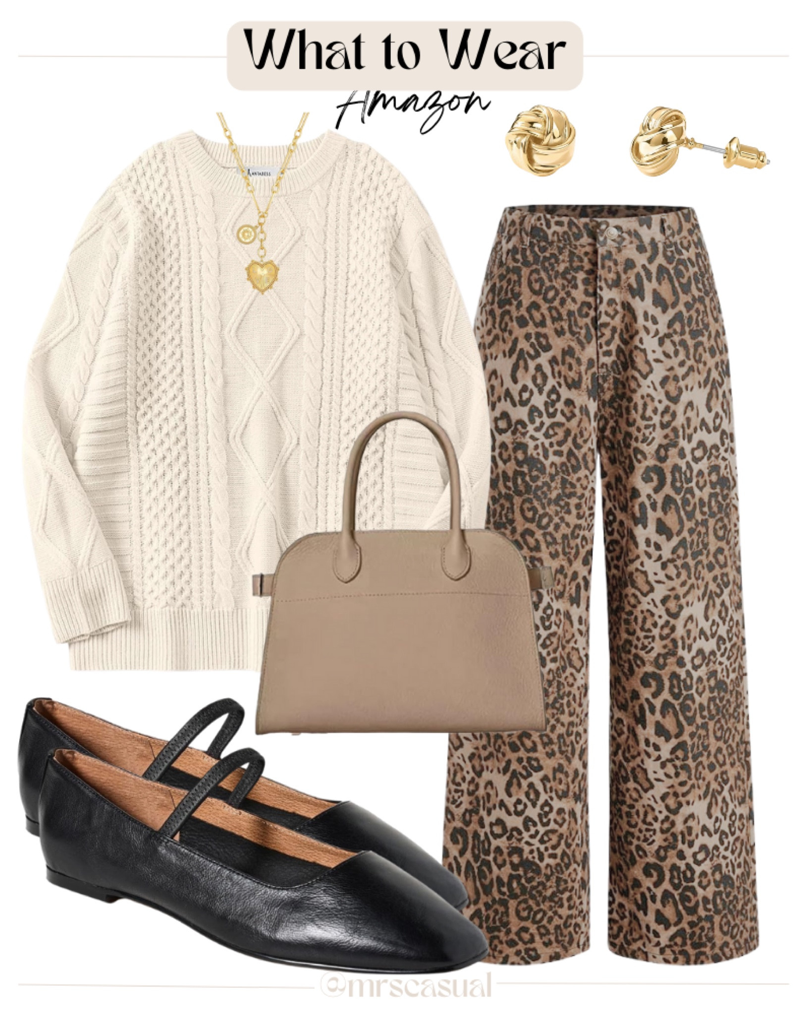 Leopard pants Amazon outfit idea 

#LTKFindsUnder100 #LTKSeasonal #LTKFindsUnder50