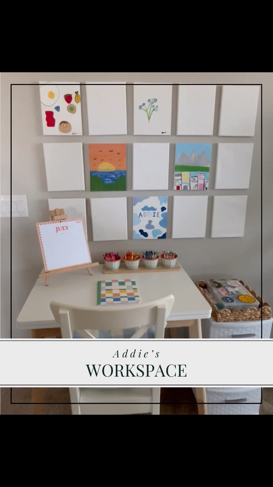 Creating a space for my little creator! 

#LTKHome #LTKFamily