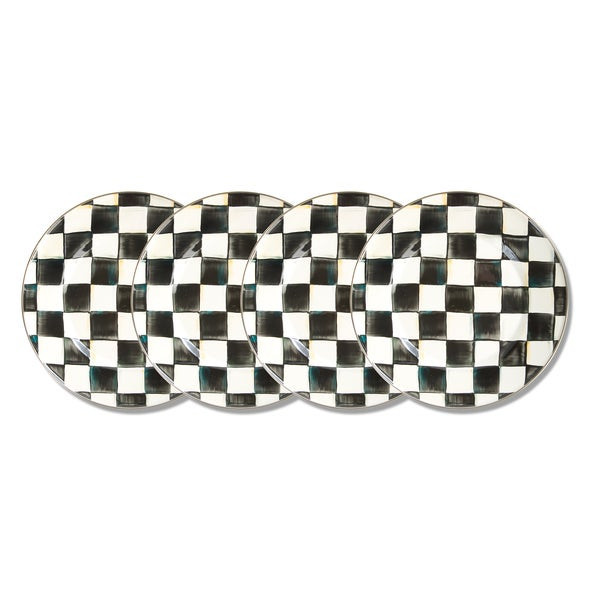 MacKenzie-Childs Courtly Check Dinner Plates | MacKenzie-Childs