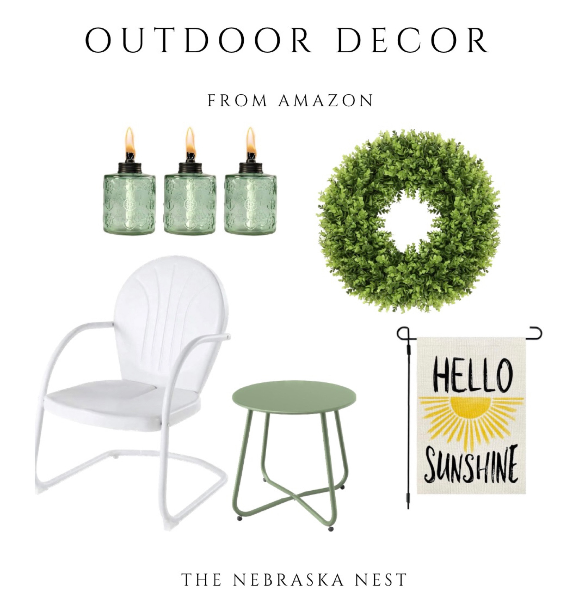 Amazon Outdoor Decor! 🌿 I love the vintage inspired metal outdoor chair! 🤎

#Amazon #AmazonFinds #Summer #PatioDecor #OutdoorDecor ☀️

#LTKSeasonal #LTKhome #LTKfindsunder50