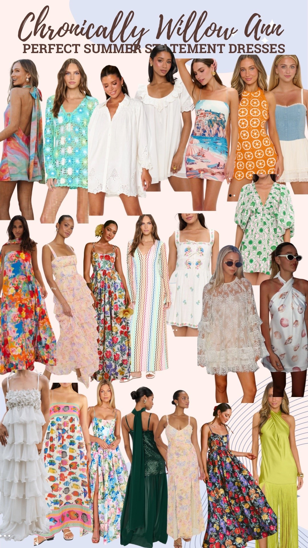 Gorgeous spring and summer dresses. Gorgeous dresses for summer wear. Dresses for beach vacations. Dresses for cruises.
Dresses for baby showers, date night 

#LTKmomlife #LTKSeasonal #LTKootd