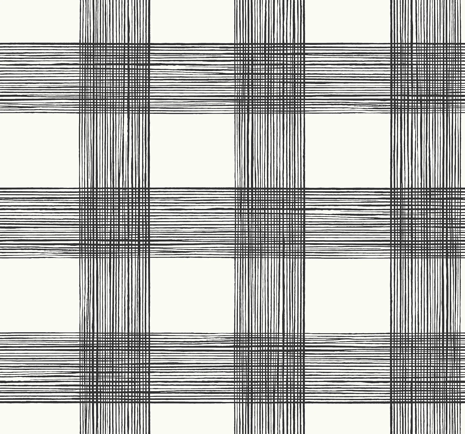 Loy Plaid Wallpaper | Wayfair North America