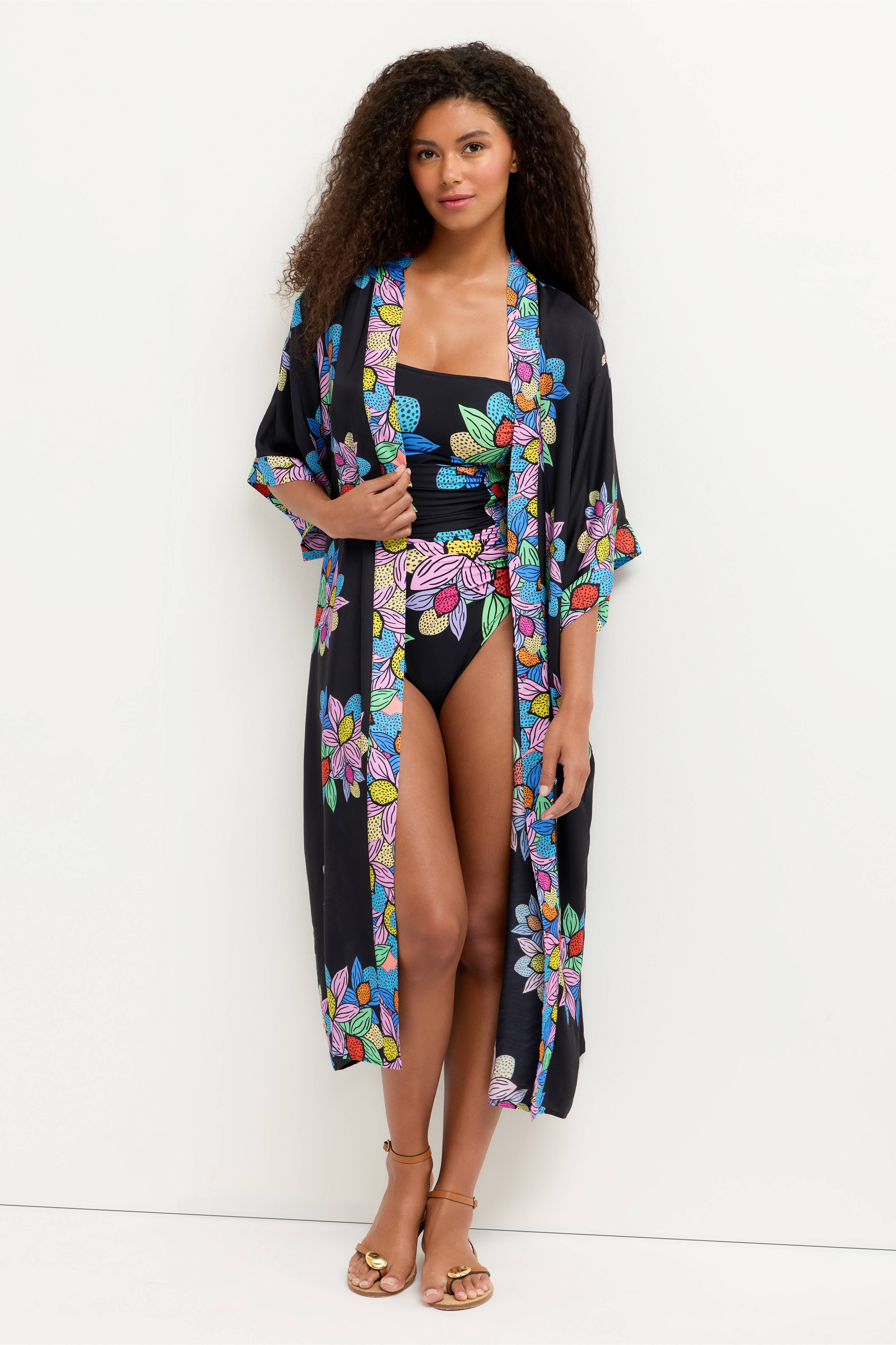 JW X ASHLEY PERCIVAL LONG KIMONO
                                
                               ... | Johnny Was