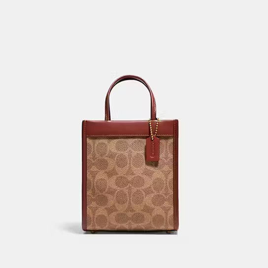Mini Cashin Tote In Signature Canvas | Coach (US)
