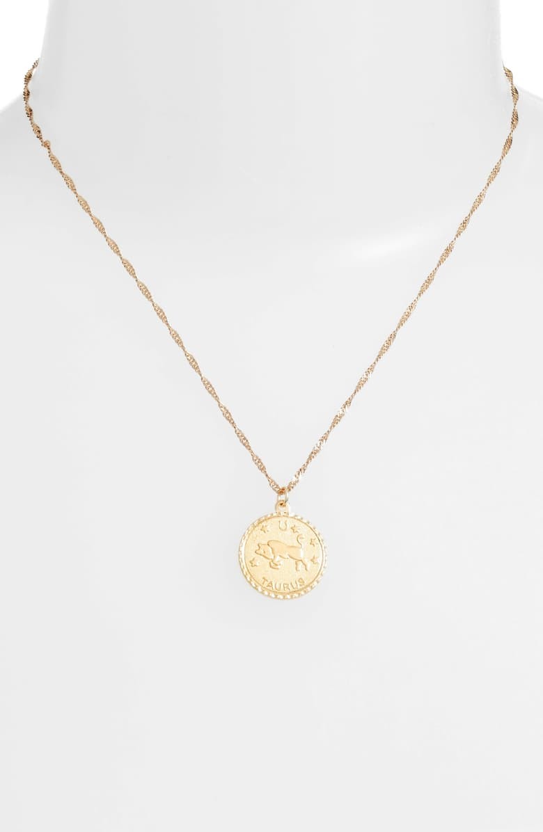 Ascending Zodiac Medallion Necklace | Nordstrom