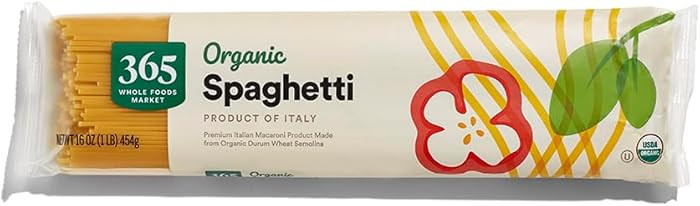 365 by Whole Foods Market, Organic Spaghetti, 16 Ounce | Amazon (US)