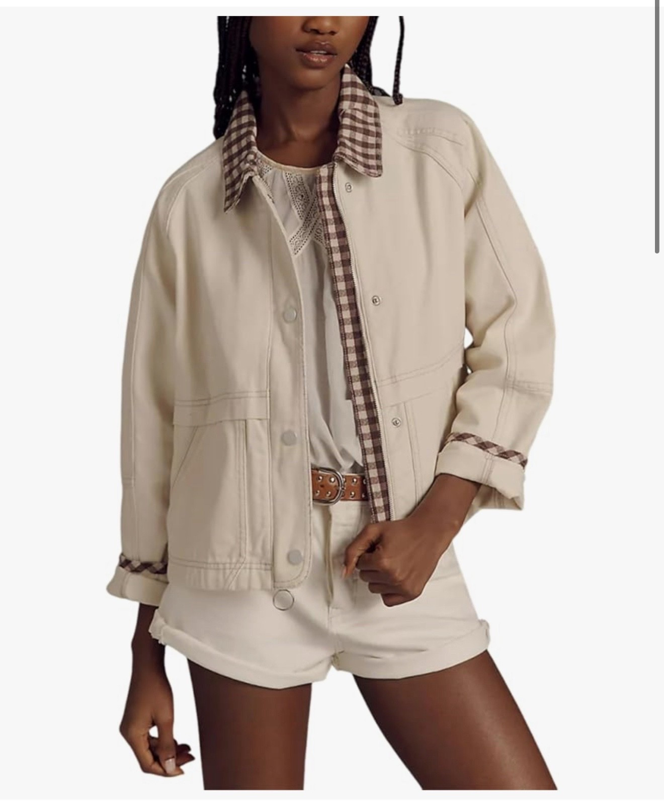 Perfect light fall jacket!!! Anthropology dupe

Gingham lined jacket
Amazon dupes
#falllightjacket #amazondupes 

#LTKStyleTip #LTKSeasonal
